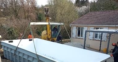 Pose de piscine coque
